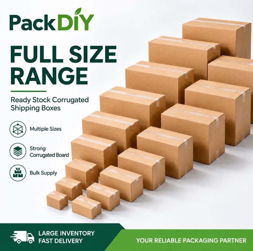 Wholesale corrugated boxes by PackDIY